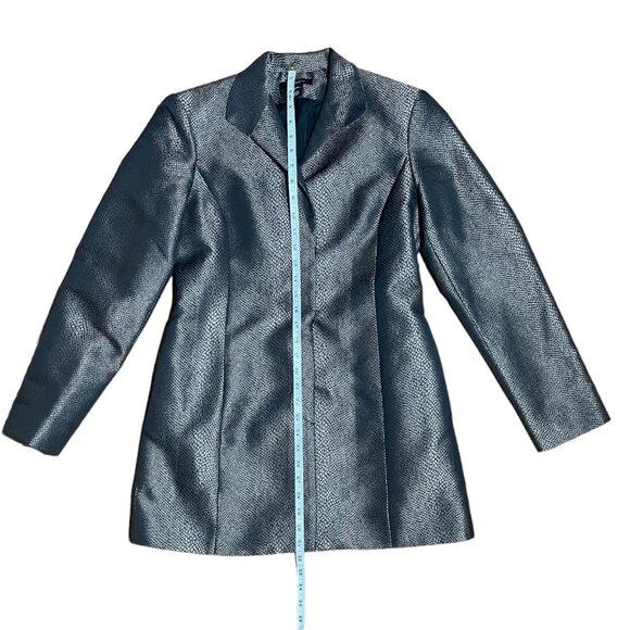 Louben black and gold snakeskin print jacket - Picture 5 of 10